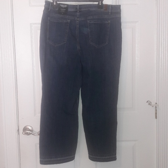 ⬇️40 SVVW Raw Hem Midrise Wide-Leg Crop Jeans 16 - Picture 5 of 8